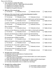 Evaluation Form
